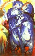 Franz Marc The Tower of Blue Horses Sweden oil painting artist